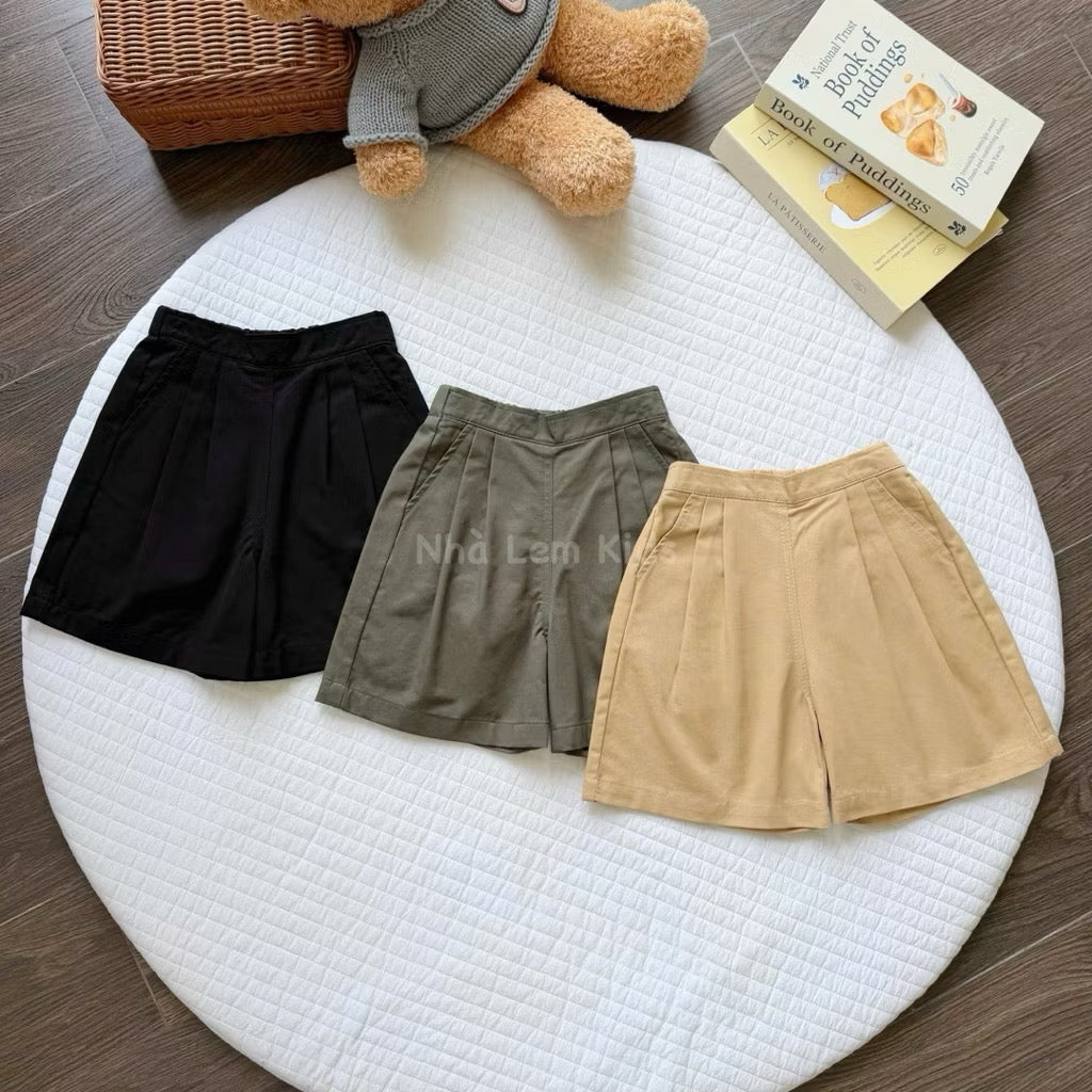Quần lửng kaki cho bé