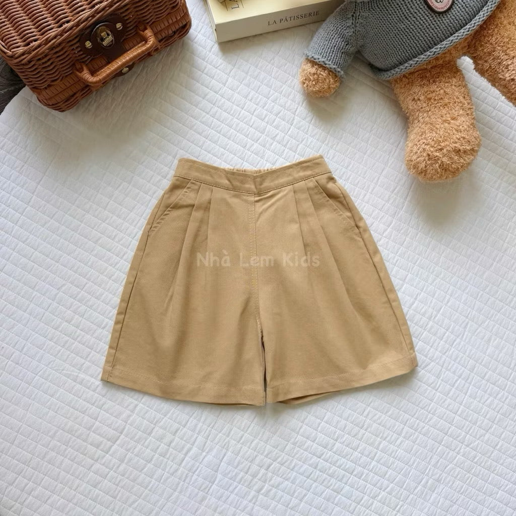 Quần lửng kaki cho bé