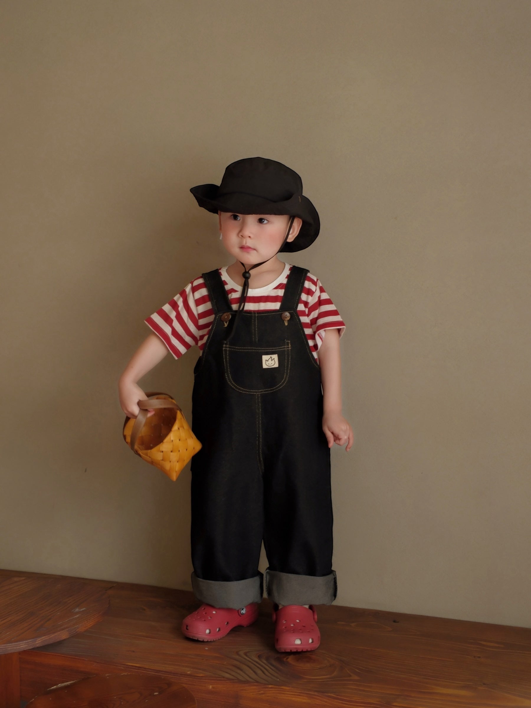Yếm jean dài cho bé