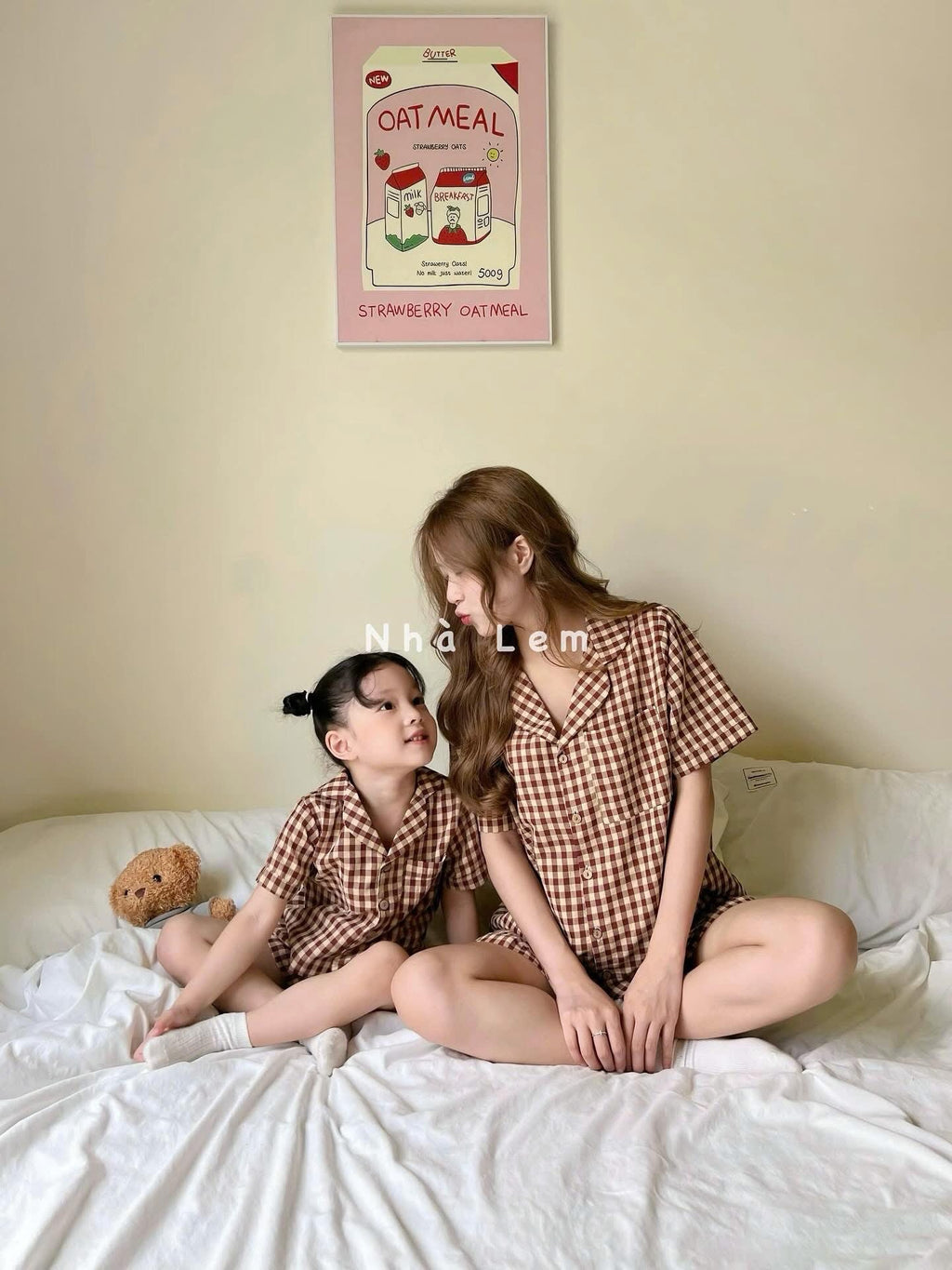 Bộ đồ pijama cho mẹ và bé