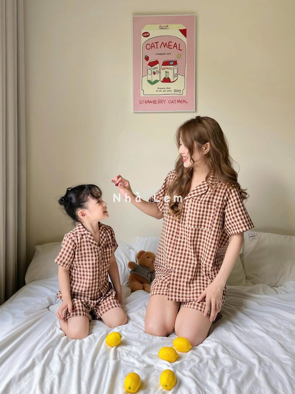 Bộ đồ pijama cho mẹ và bé