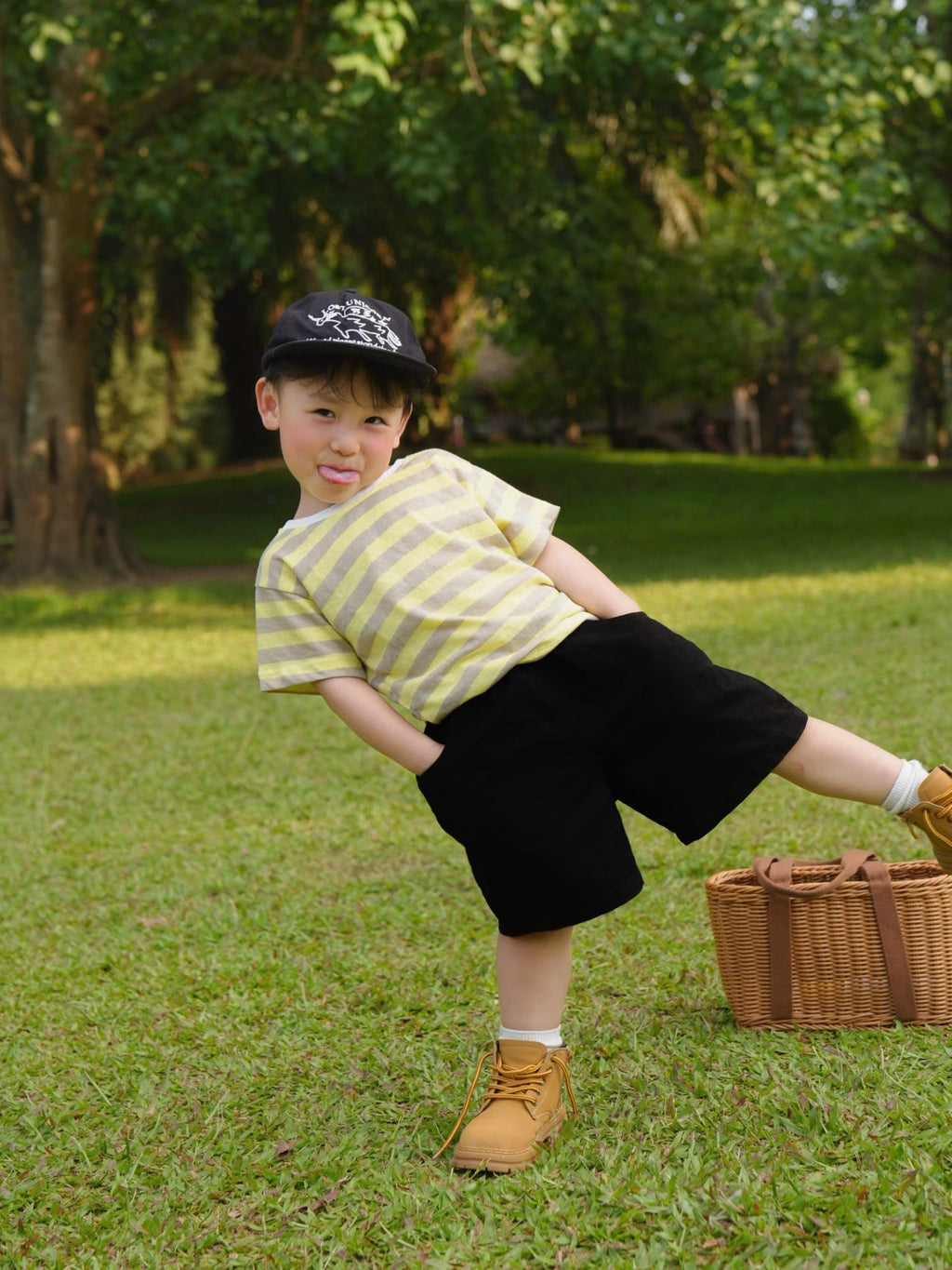 Áo thun sọc tay ngắn mùa hè cho mẹ và bé