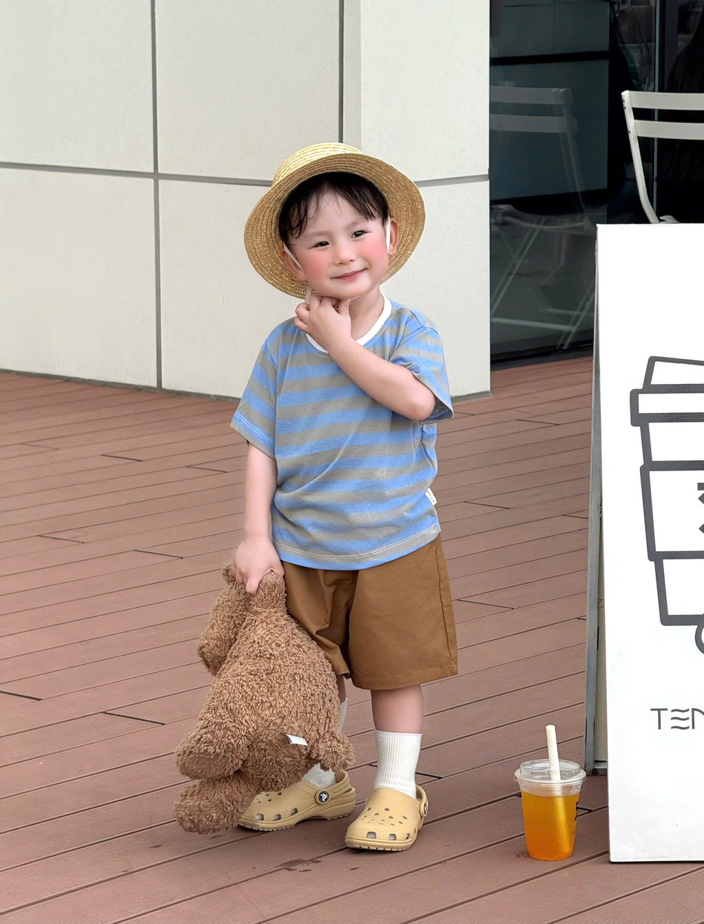 Áo thun sọc tay ngắn mùa hè cho mẹ và bé
