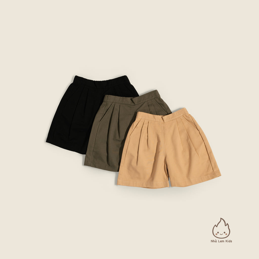 Quần lửng kaki cho bé