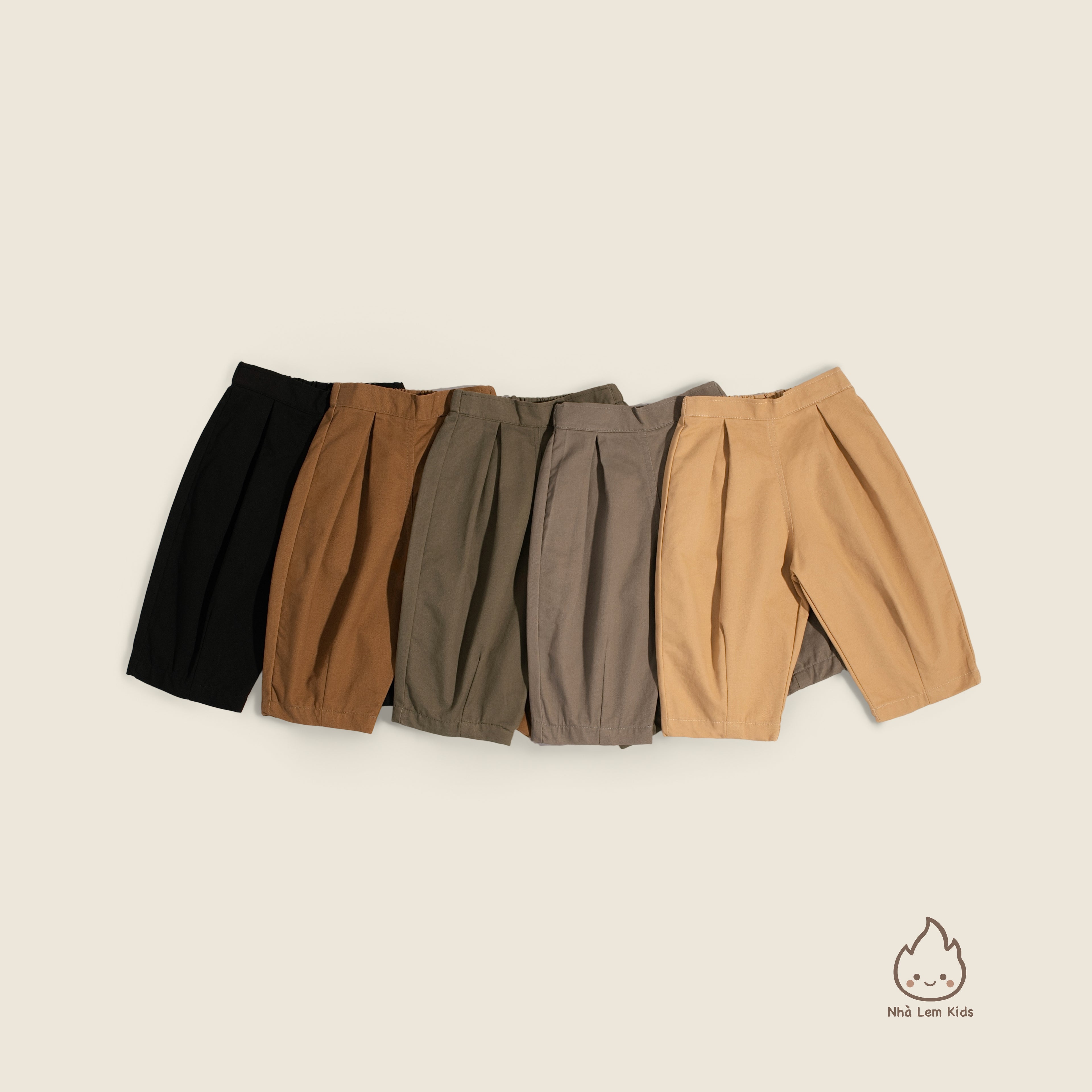 Quần kaki dài form baggy cho bé