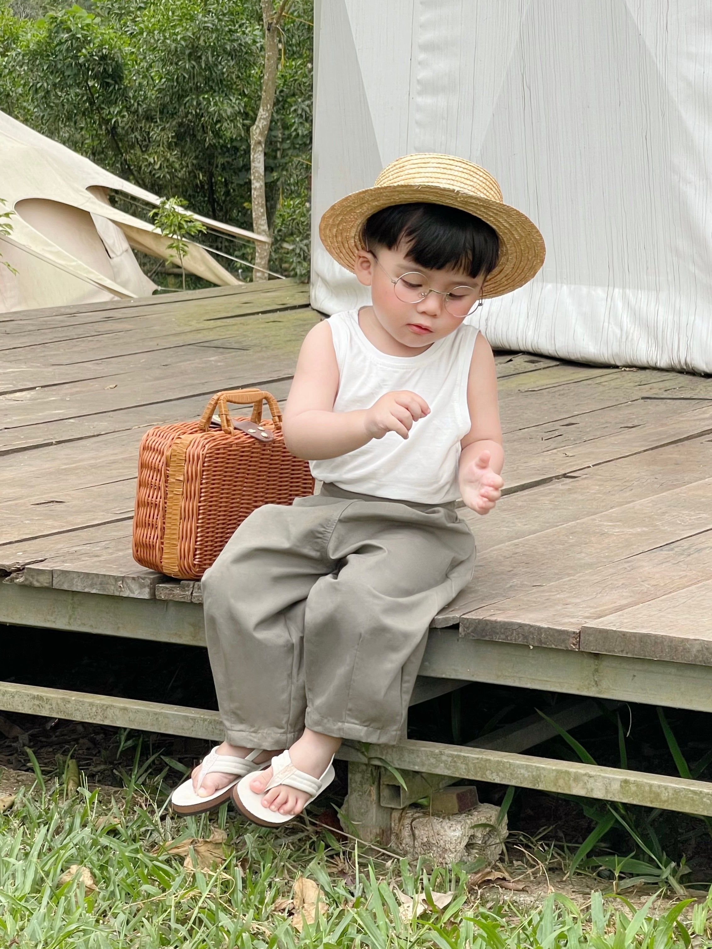 Áo thun ba lỗ cho bé