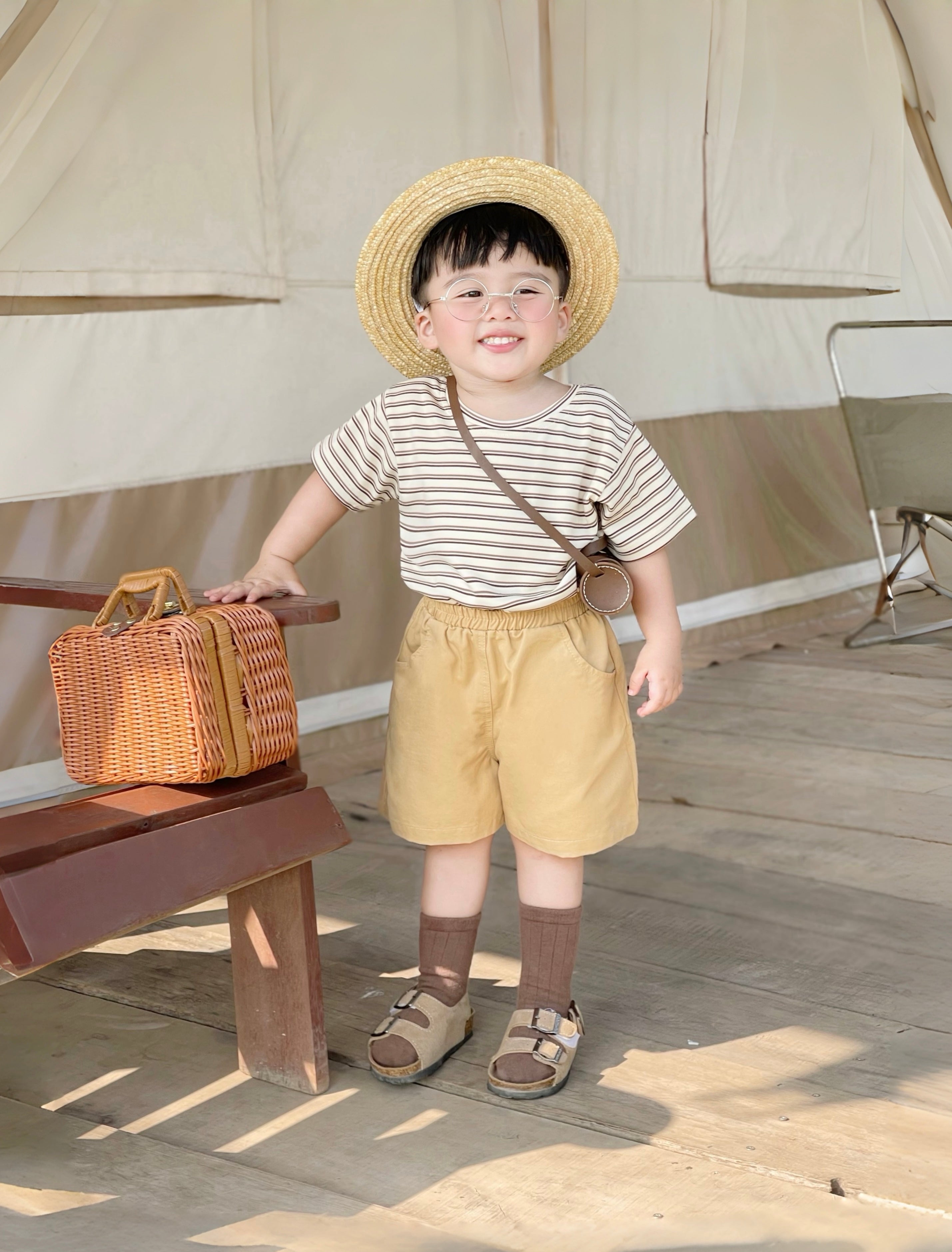 Quần short kaki cho bé
