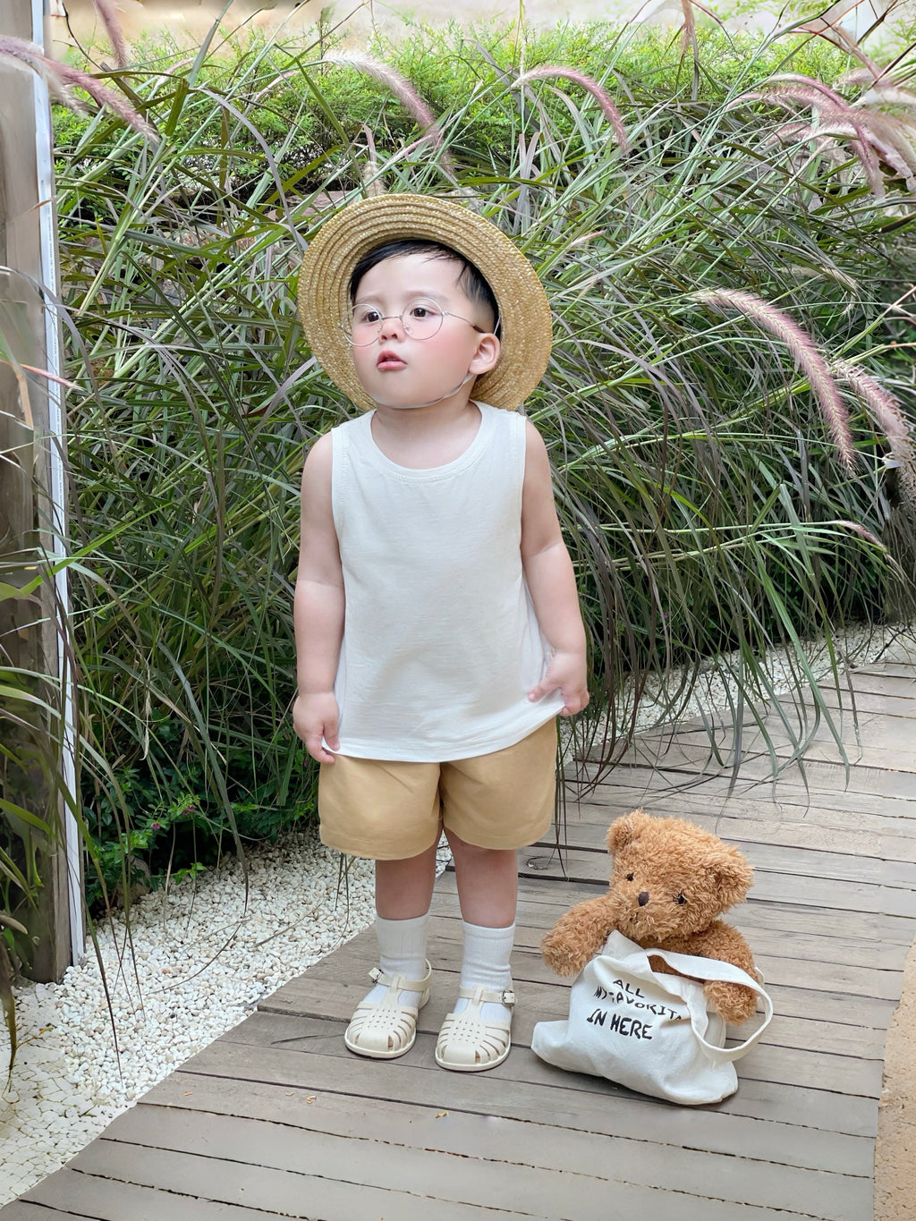 Áo thun ba lỗ cho bé