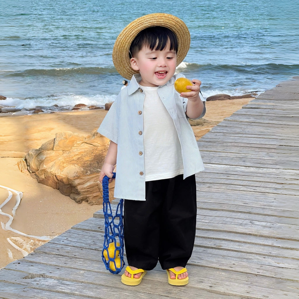 Áo sơmi sọc cho mẹ và bé